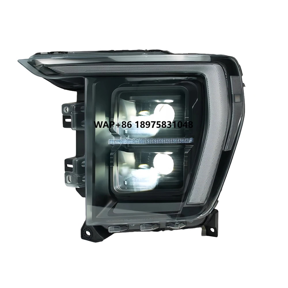 Easy Install Car Headlight System for F-150 Raptor 2021-2023 Full LED Headlamp Projector Lens Dynamic Indicator