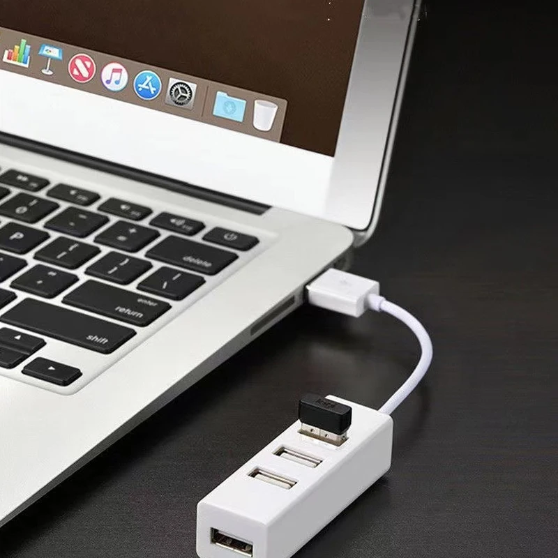 Four-in-one Hub 100cm Mobile Phone Computer Charger USB Hub Expansion Dock Business Office Stable Transmission