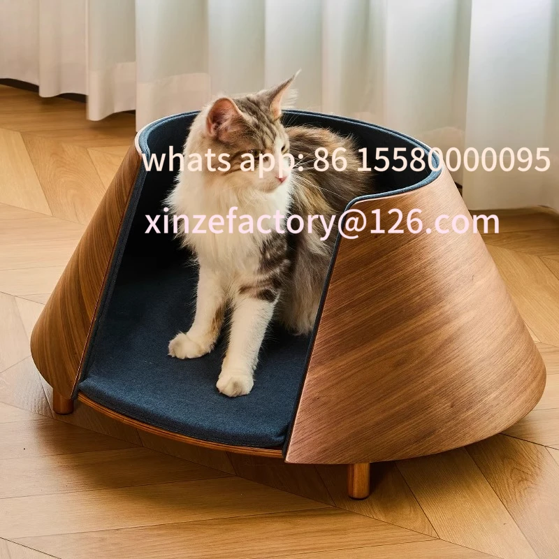 

Customizable multi-layer solid wood high-end cat sofa