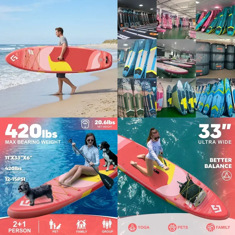 Fast Shipping EU Inflatable sup Paddle Boards 11'*33
