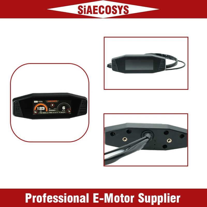 

New Arrival 3.13inch TFT SCJ313 Speedometer for Electric Motorcycle Display With CAN BUS and One-Lin Protocol