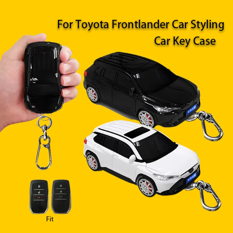 For Toyota Frontlander Car Model Key Case 2021 2025 for Land Cruiser Riez 86 Hilux Innova Fortuner Rav4 Camry Prado Key Covers