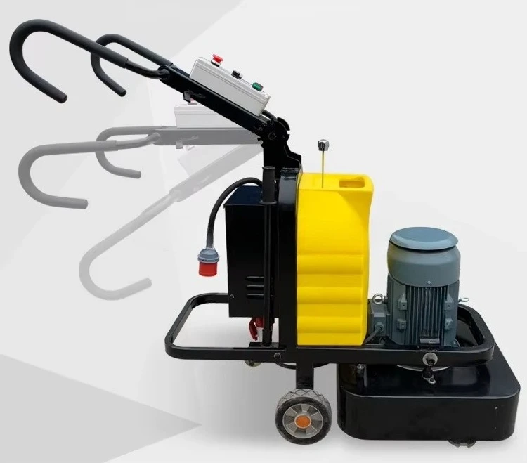 Heavy-duty planetary concrete ground grinder with vacuum and polisher core gear assembly for edge ground grinding