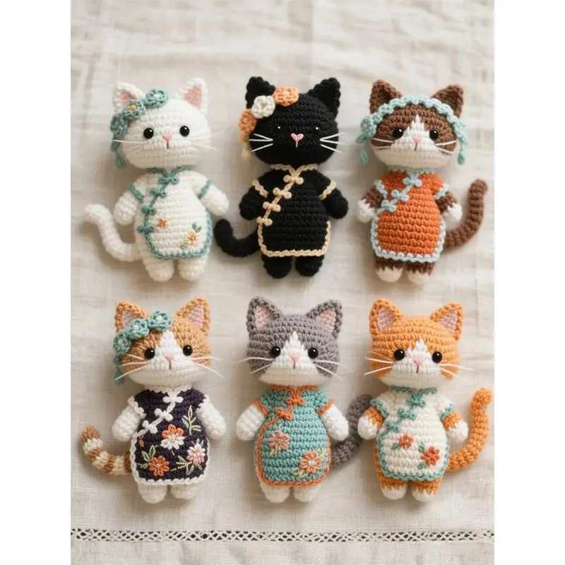 kit-de-materiais-para-artesanato-diy-boneca-de-gato-artificial-fofa-estilo-ins-tricotada-a-mao-com-fio-e-agulha-de-croche