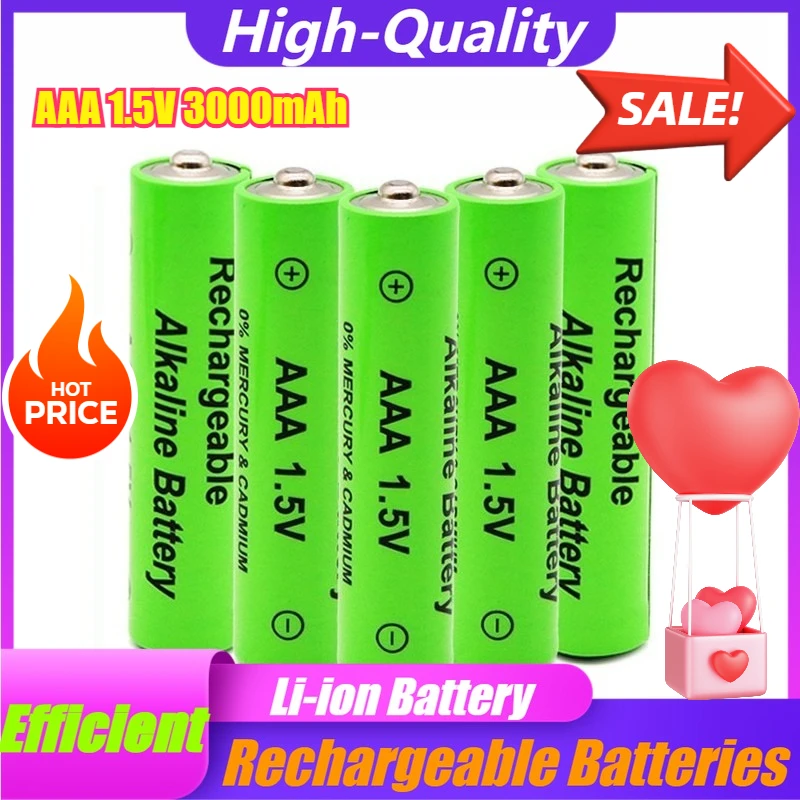

10pcs-20pcs Alkaline Rechargeable Batteries Industrial-grade AAA 1.5V Rechargeable Alkaline Toy Batteries