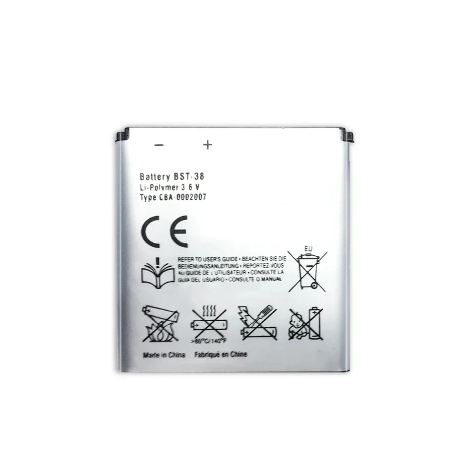 BST-38 Phone Battery For Sony Ericsson W995 C510 C902 C905 K770I K850 W580I R306 W980 Z770i K770 930Mah