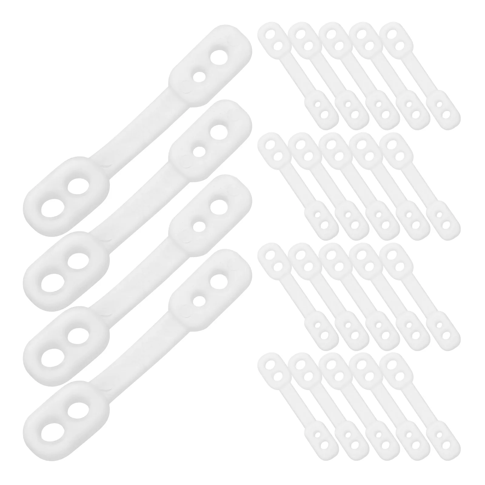 

100pcs Windproof Clothes Grips Buckle Silicone Buckles Fixing Windproof Hanger Buckles Buckle Home Hanger Fastener