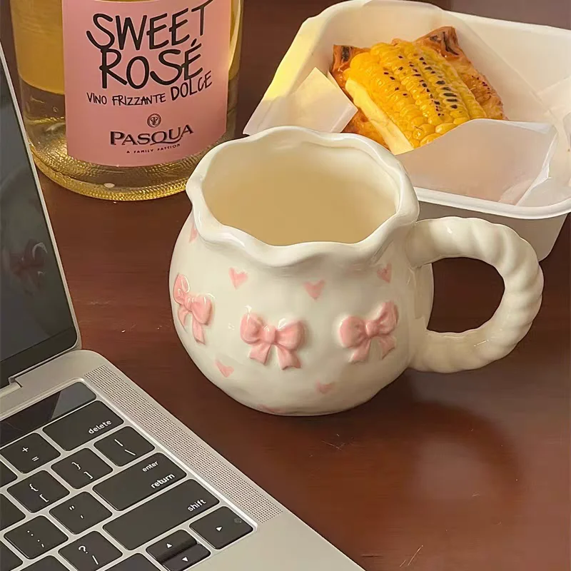 Korean Style Girl Delicate Bow - Coffee Tea Festival 评论和价格