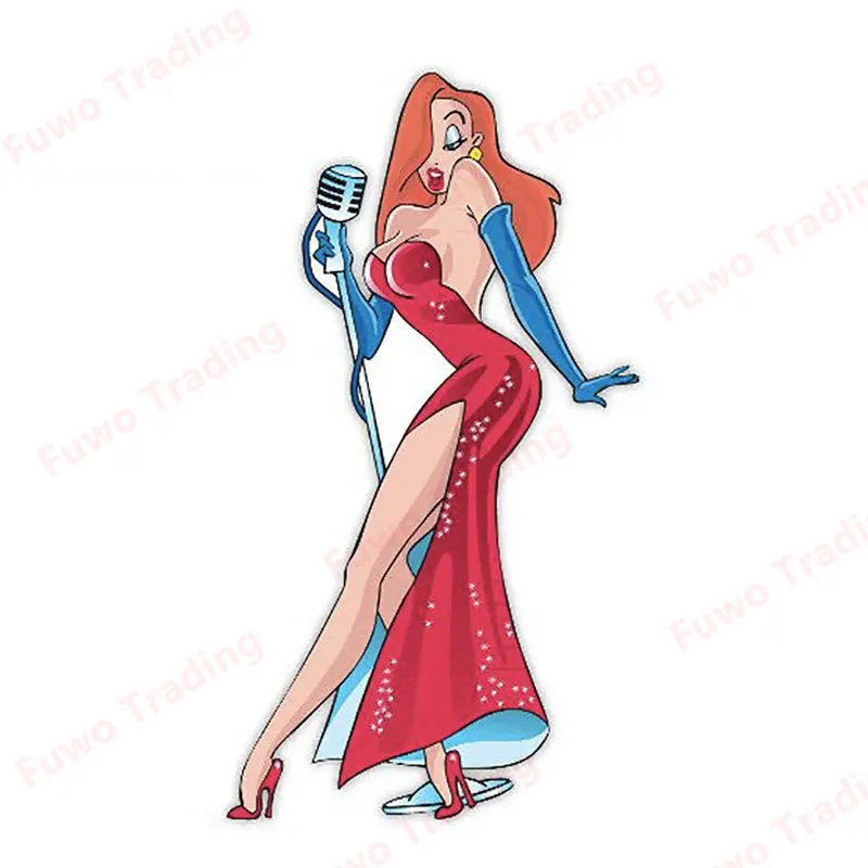 Fashionable Car Stickers Jessica Rabbit Sticker Vinyl Decal Car Styling DIY Motorcycle Auto Decorative Accessories