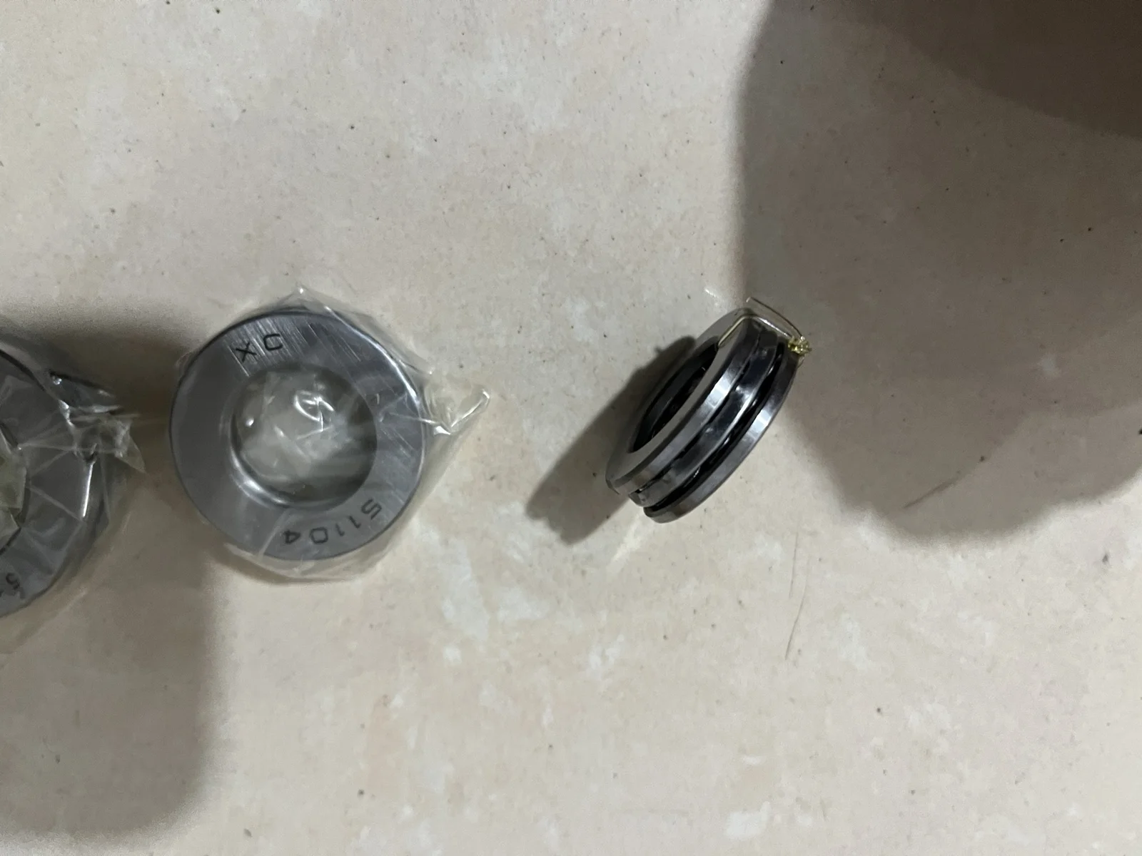 1PC 51100 51101 51102 51103 51104 51105 51106 3-in-1 Surface Bearing Axial Ball Bearing Thrust Bearing Roller Bearing
