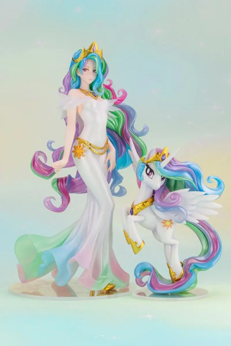 Original Genuine Kotobukiya Bishoujo My Little Pony Princess Celestia Princess Luna Figure Collectible