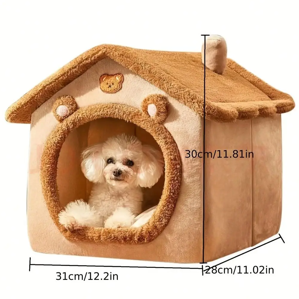 

Dog House Dog Kennel OutdoorPet Bed House, Suitable For Cats Dogs, Washable Comfortable Warm Puppy Cave Sofa