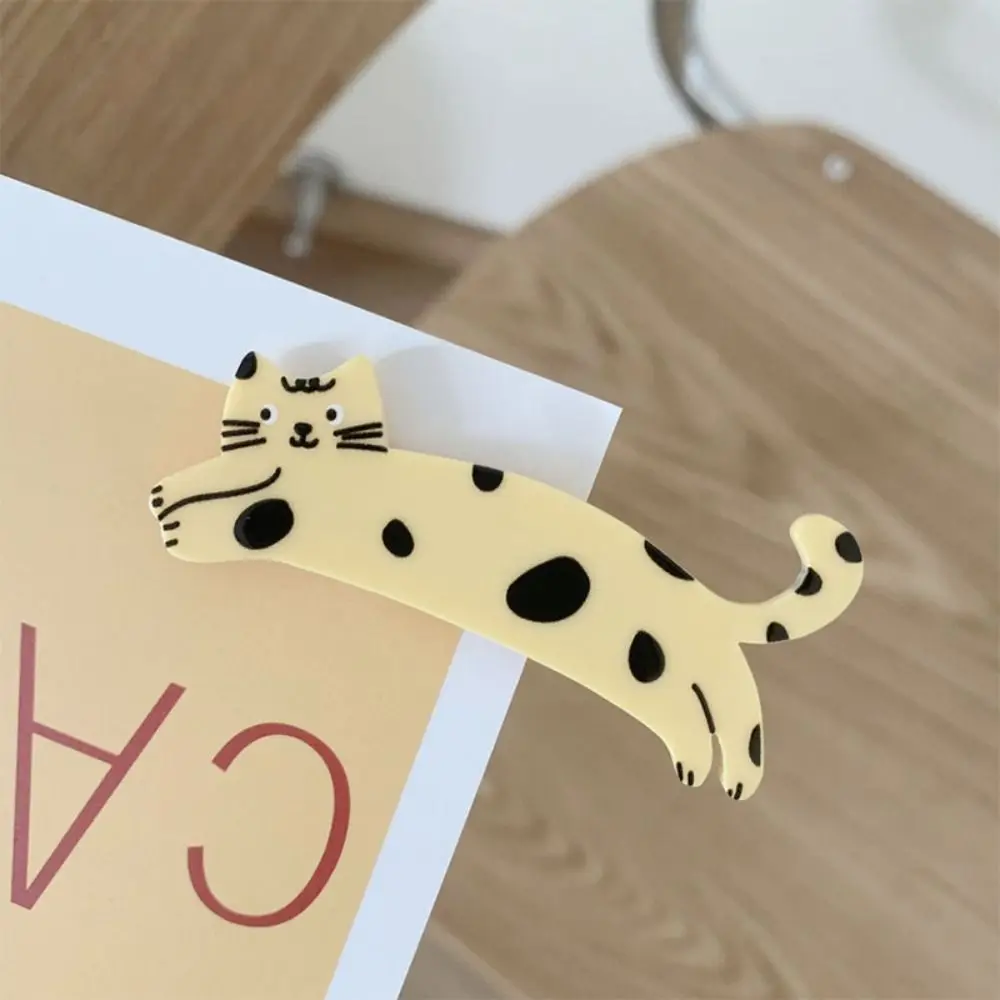 귀여운 만화 고양이 헤어 클립 애완 동물 다채로운 아세트산 헤어 클립 한국어 스타일 사이드 클립 고양이 Duckbill 클립 소녀