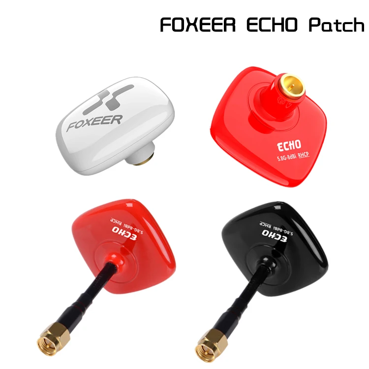 Foxeer Echo 2 Patch Antenna 5.8GHz 9dBi LHCP RHCP SMA Male for RC Airplane FPV Racing Freestyle Drones VTX VRX Goggles Monitor