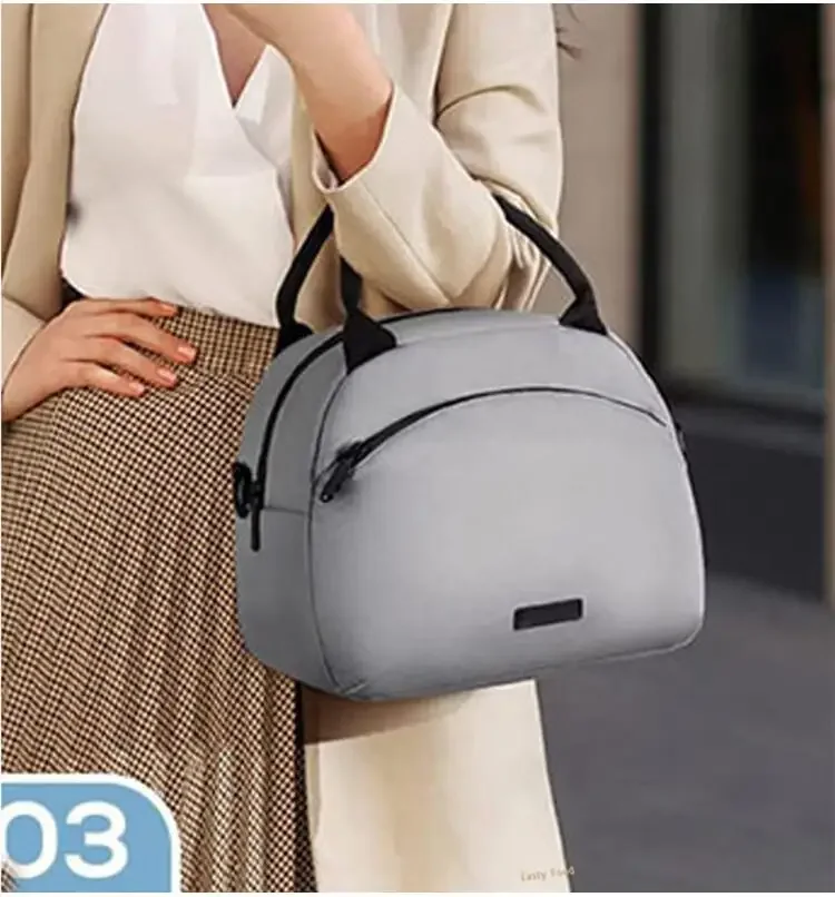 Wasserdichte Mittagessen Taschen Thermische Kühler Büro Mahlzeit Outdoor Camping Picknick Isolierte Langlebige Handtasche Öl-proof Tragen Lagerung Box – Detail 8