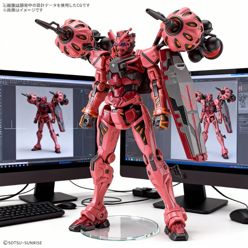 Bandai Echt HG GquuuuX ROOD Gundam Action Base 7 Heldere Kleur Stickers Set Anime Figuur Model Speelgoed Cadeau Montage Kinderen