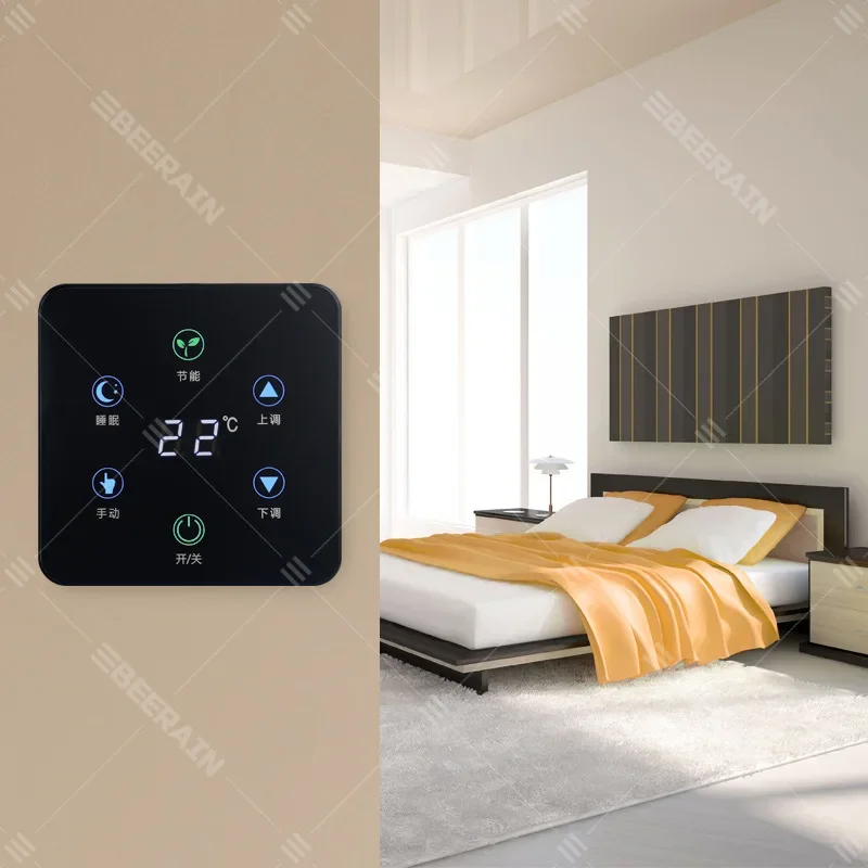 Intelligent underfloor heating controller WIFI linkage temperature control regulator switch wall mounted furnace programmable