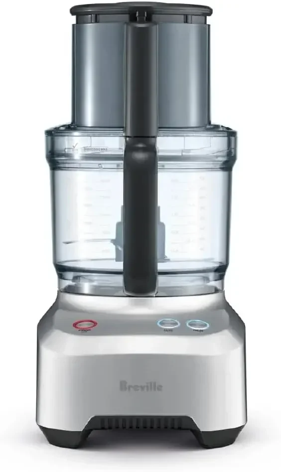 Breville BFP660SIL Food Processor, 12 Cup, Silver