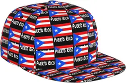 Cute Puerto Rico Flag Hat Men Women Adjustable Puerto Rican Baseball Cap Puerto Rican Flag Dad Hat Outdoor Ball Cap