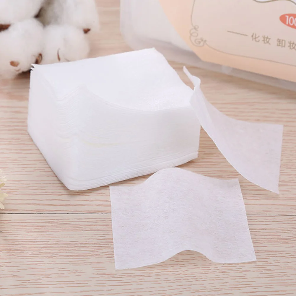 

1000Pcs Non-Woven Fabric Makeup Facial Pads Soft Skin-Friendly Pads for Face Makeup Removal Daily Care