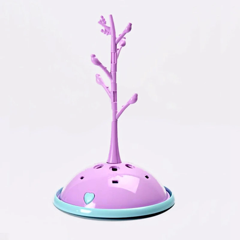 

T84C-Portable Drying Rack For Baby Bottles Drainer Bottle Holder For Feeding Drying Cup Rack For Babies Bottle Drying Rack