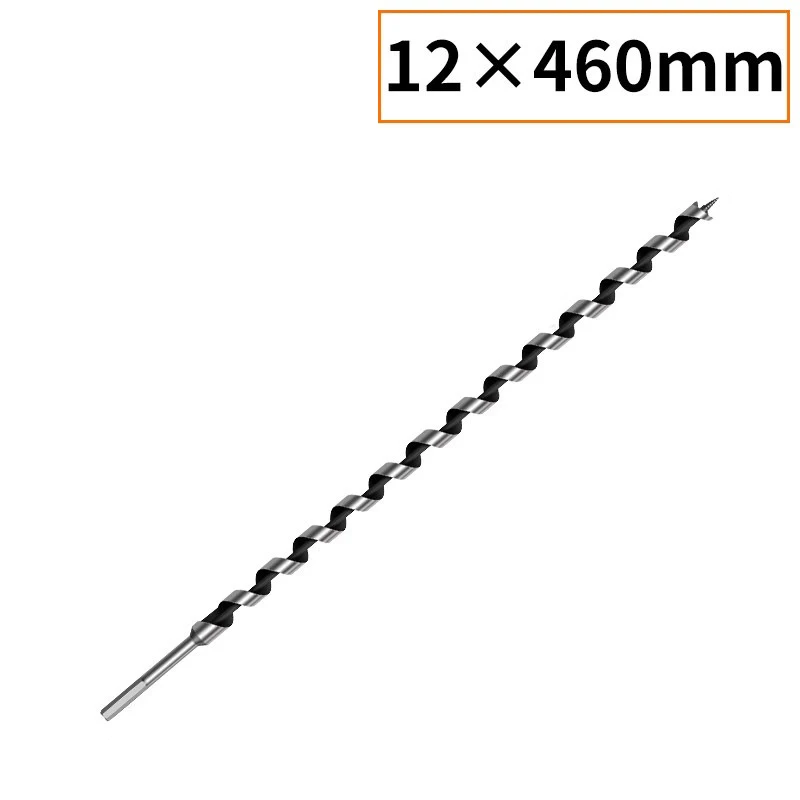 230/460mm extra lange houtboor met zeskantige schacht van hoogwaardig koolstofstaal voor het boren van diepe houtgaten