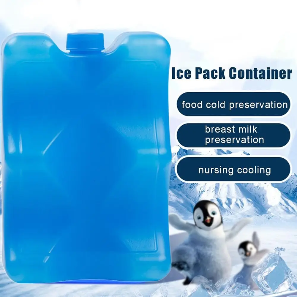 

Cool Picnic Travel Fresh Food Storage Gel Freezer Cooler Pack Water injection 350ml Ice Blocks