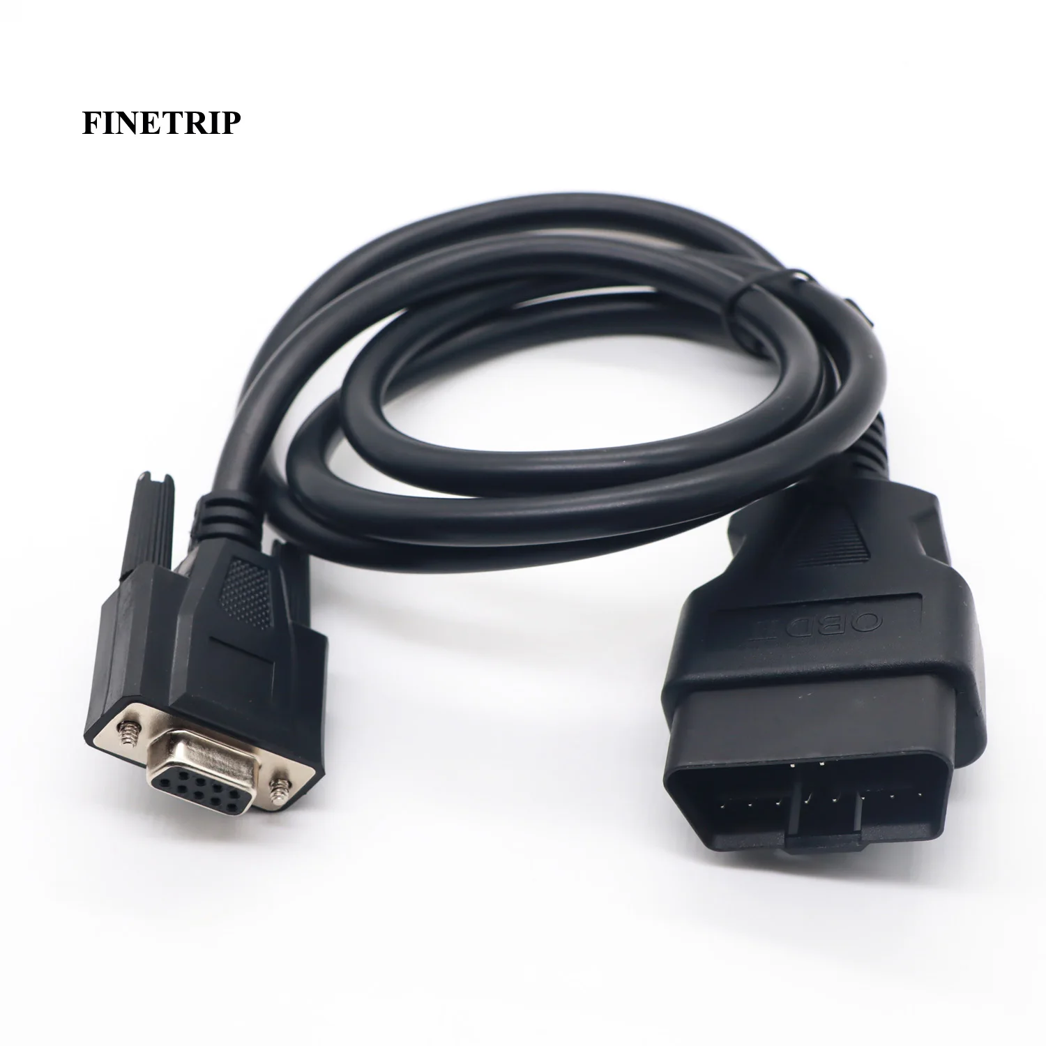 15% Off 1pc High Quality OBD 2 16Pin - DB9 Serial Auto Accessories Connector OBD2 RS232 9pin Cable Diagnostic Scanner Interface