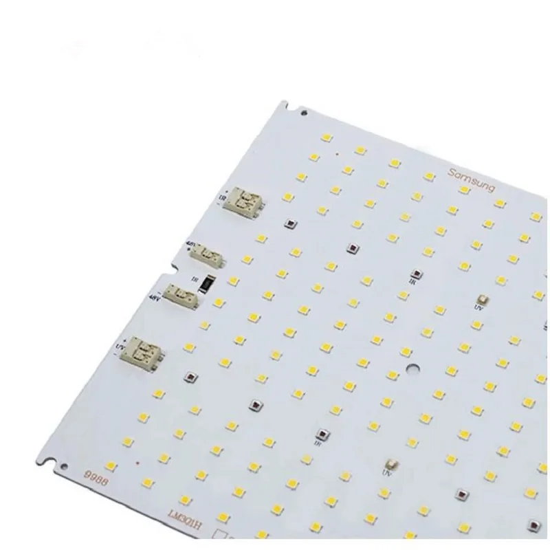 แผงไฟ LED ควอนตัม LM301H ซัมซุง3000K 3500K ผสมครี XP-E2สีแดงเข้ม660nm LG-UV IR