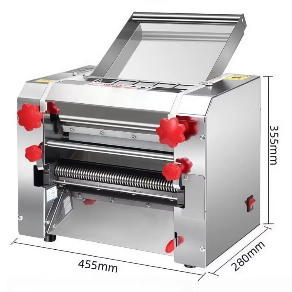 All One Noodles Making Automatic Noodle Cutter Machine Bearing 30kg/h Capacity for Spaghetti Fettuccini Lasagna (Clamp Included)