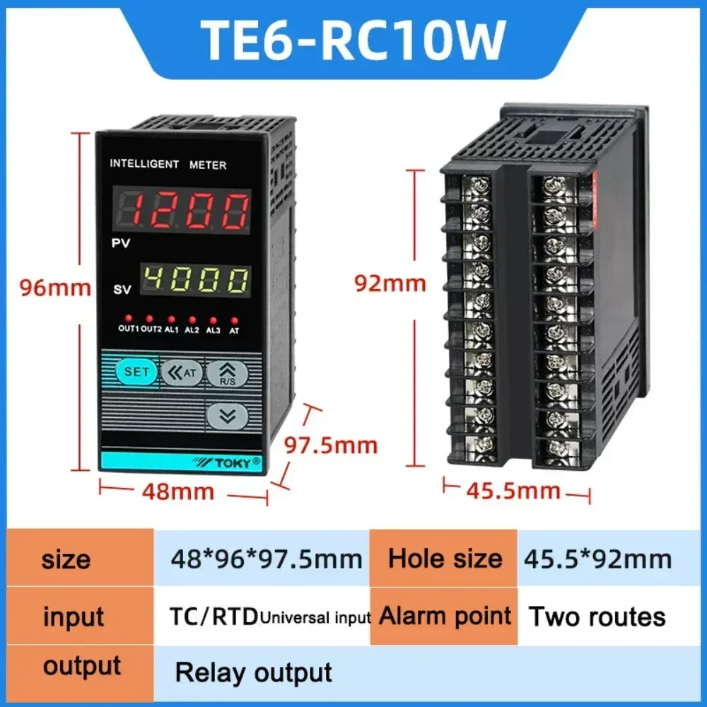 TOKY 온도 조절 meterTE6-SC18W, DC10W, TE6-RB10W, 온도조절기