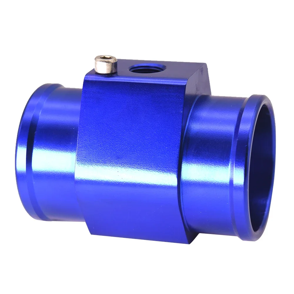 26MM-40MM Blue & Black Aluminium Water Temp Gauge Radiator Temperature Water Temp Joint Pipe Sensor for Car Truck Gauges