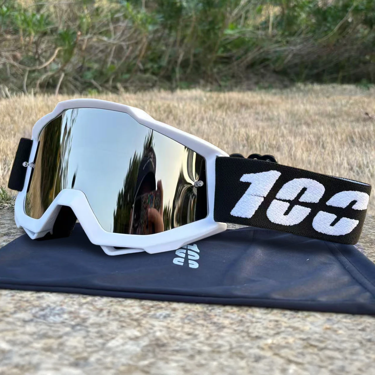 High Quality 100 Motocross Goggles ATV Protection Cycling Racing Motorcycle Glasses MTB Mask Sunglasses Windproof Skiing Goggles image 2