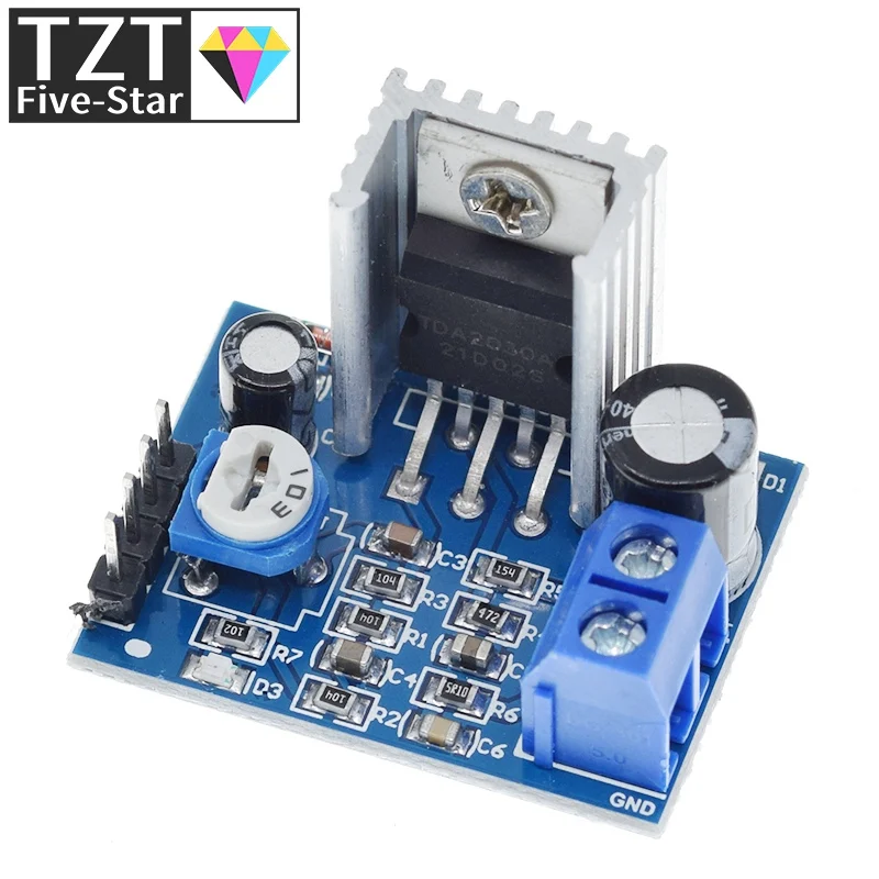 TZT TDA2030 Module Power Supply TDA2030 Audio Amplifier Board Module TDA2030A 6-12V Single