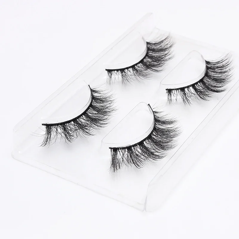 2 pairs/1pairs natural false eyelashes fake lashes long makeup 3d mink eyelashes eyelash extension mink eyelashes for beauty