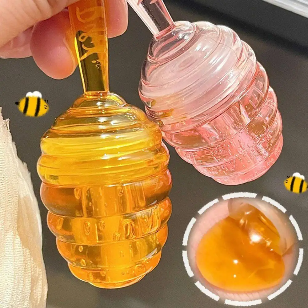 Honey Pot-aceite labial de fruta fresca, bálsamo labial hidratante duradero, cosmético, maquillaje líquido, brillo transparente, A3N9