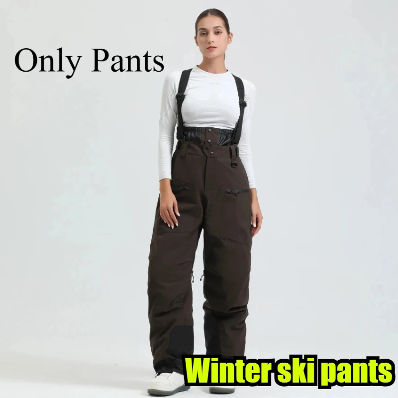 

New Winter Ski Pants Women Windproof Waterproof Snowboarding Trousers Warm Breathable Outdoor Sports spodnie motocyklowe