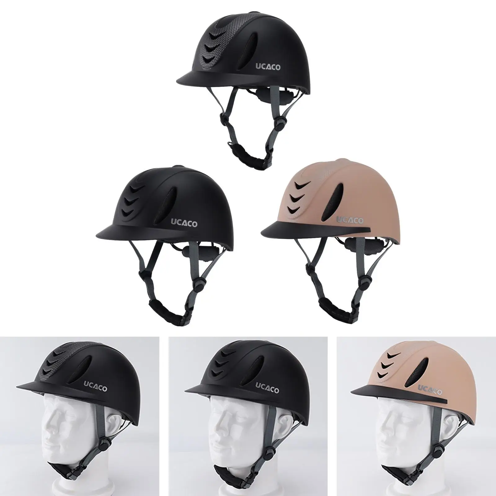 Helm berkuda pelindung ventilasi profesional, pelindung Ultralight trendi musim panas nyaman dengan Dalaman yang dapat dilepas untuk pria wanita