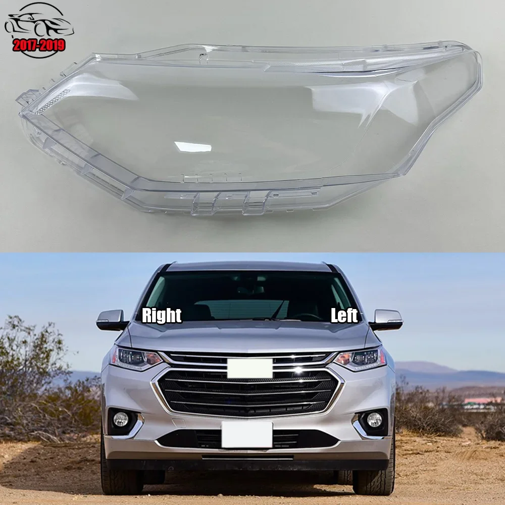 

For Chevrolet Traverse 2017 2018 2019 Headlamp Cover Transparent Headlight Shell Lens Plexiglass Replace Original Lampshade