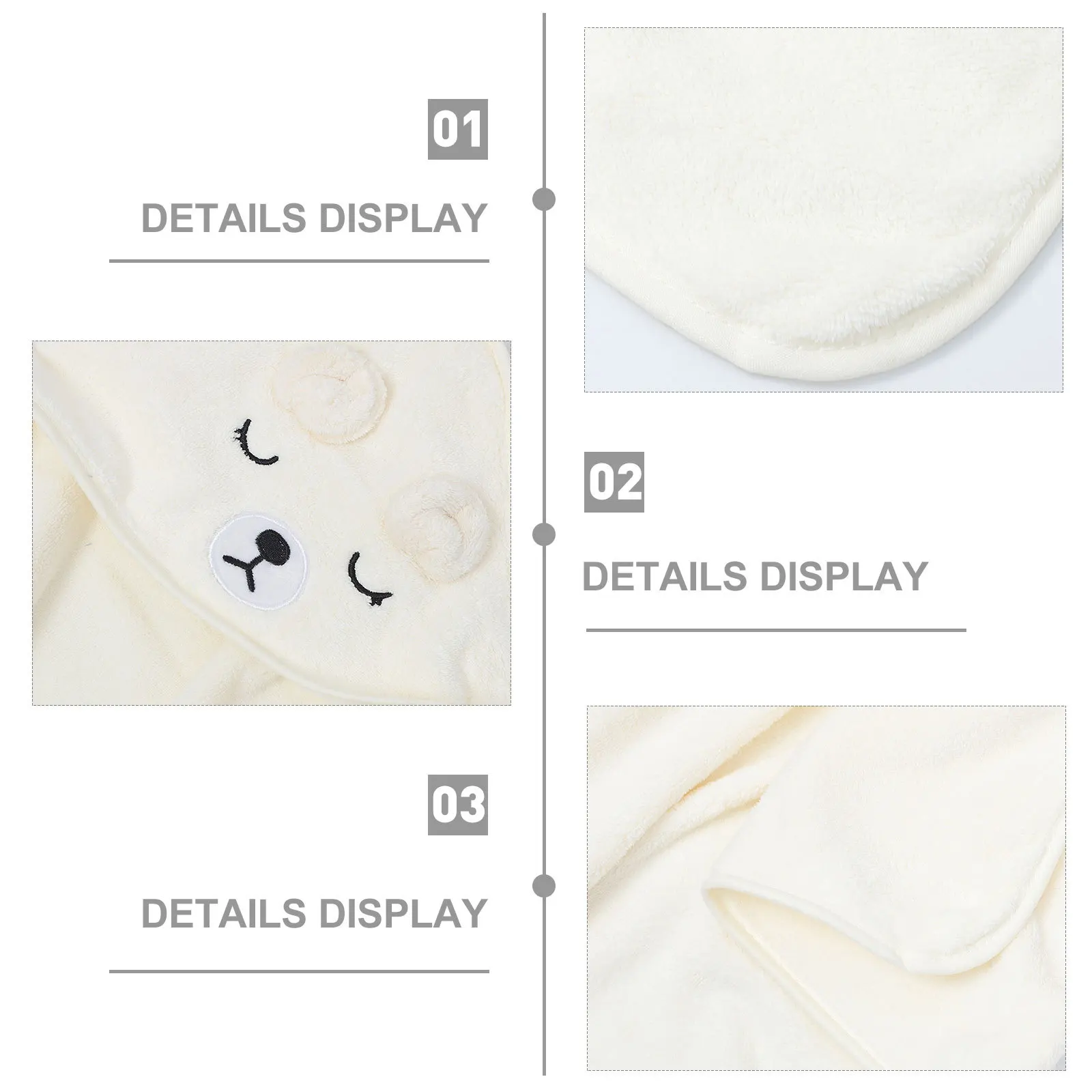 

1Pcs Coral Fleece Bath Towel Design Quick Dry Lightweight Machine Washable for Kids Shower Gift Bath Towel