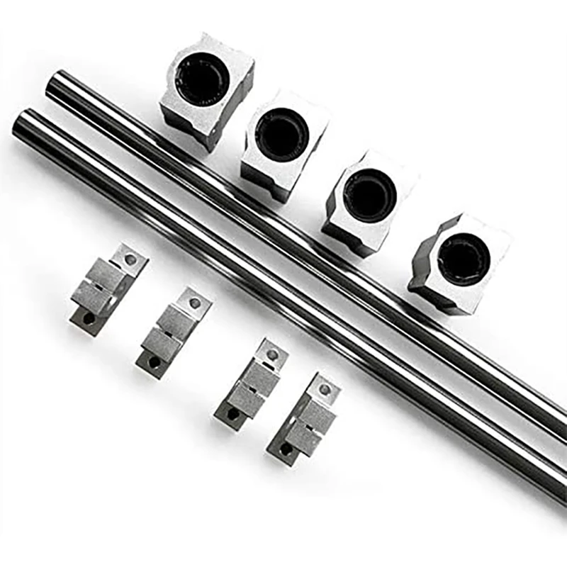 20 Pieces / Set Of Optical Axis Linear Axis Od12mm 400Mm + SCS12UU Linear Bearing Seat + SK12 Bearing Support 12Mm 400Mm