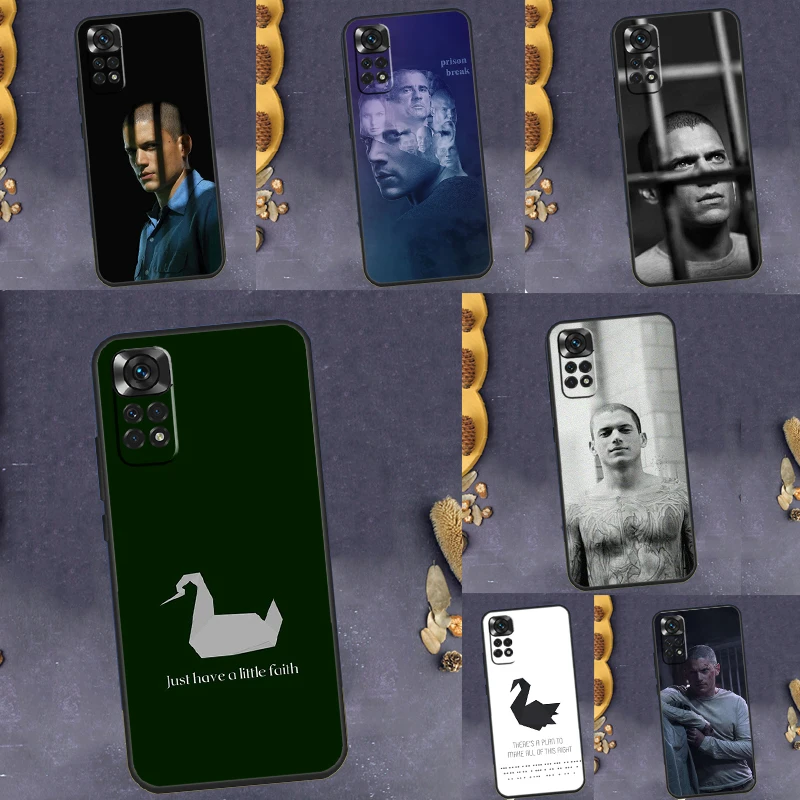 Prison Break TV Show For Xiaomi Redmi 9A 9C 9T 10C 12C Cover For Redmi Note 9 8 10 11 12 Pro 10S 11S 12S Case