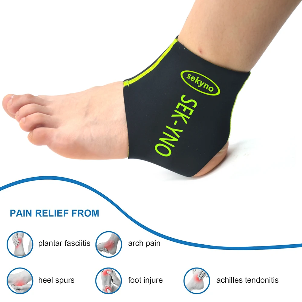 Tobillera para mujer y hombre, soporte de tobillo para esguince, soporte de pie para alivio de esguince, recuperación, correr, 1 unidad