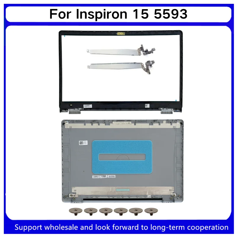 New For Kailxuling Inspiron 15 5593 3501 Laptop LCD Back Cover /A Shell /032TJM /0V2CHP/ Front Bezel B Shell 0YCYPN / Hinges