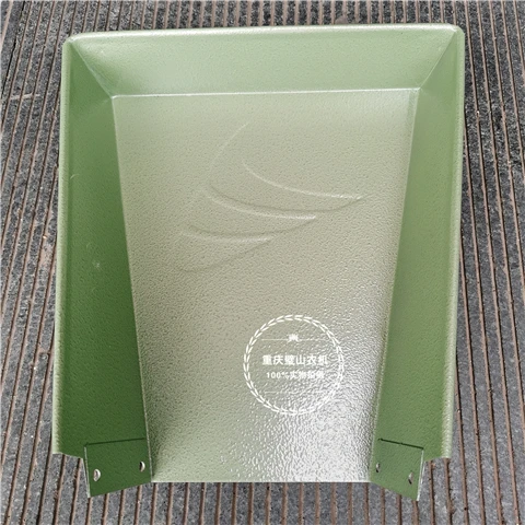 Crusher Feed Hopper Tin Sheet Household Rice Beater Crusher Feed Hopper Mill Hopper Crusher Accessories