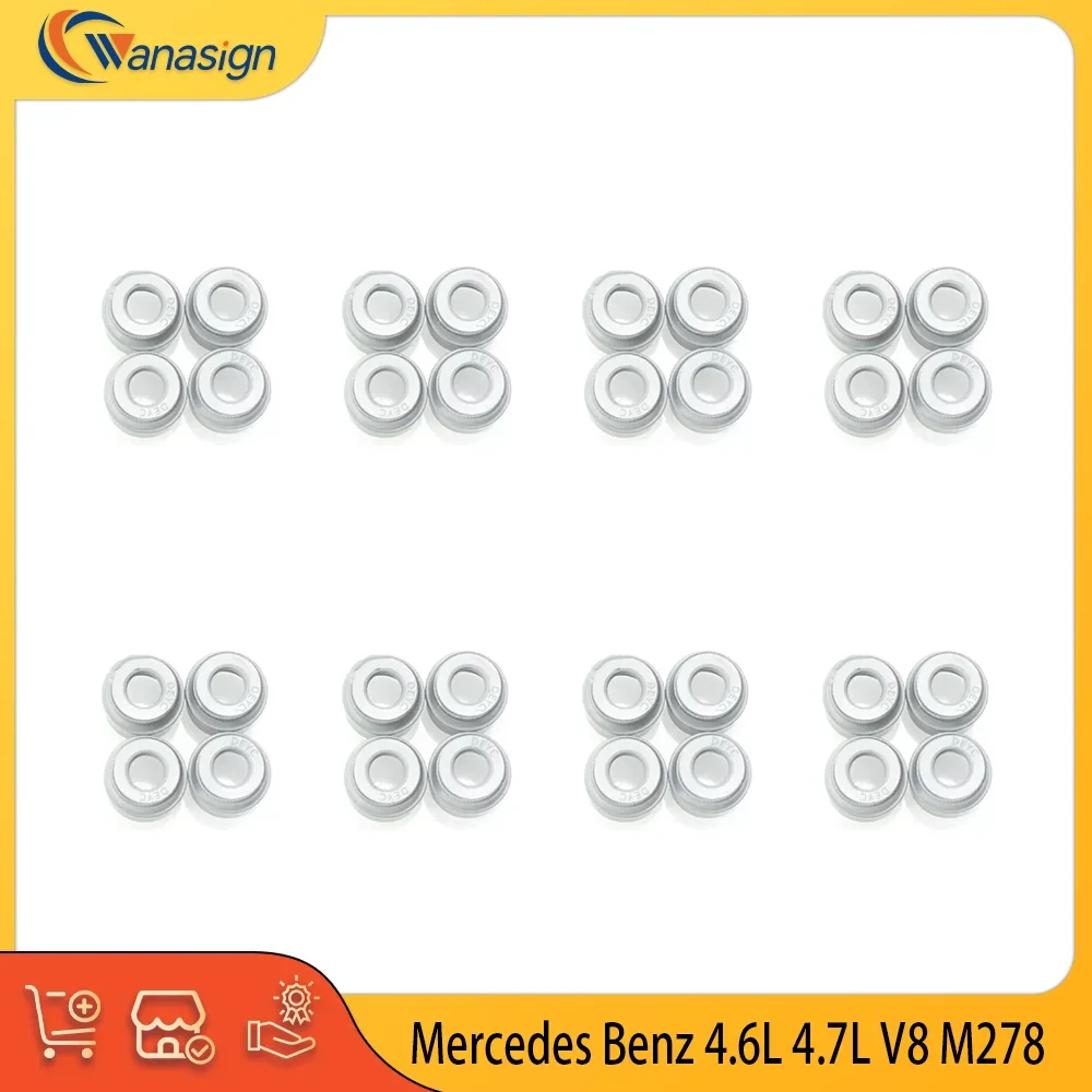 AUTO Engine Parts Valve Seal Set Fit 4.6 4.7 L For Mercedes Benz E550 GL450 GL550 ML550 S550 4.6L 4.7L V8 M278 2012-2020