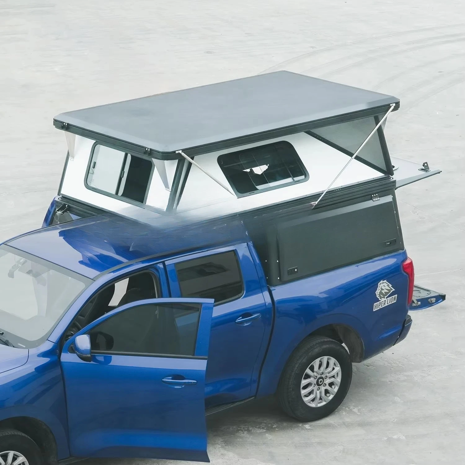 Custom Hard Shell Rooftop Tents Topper With Kitchen Pickup Truck Camper Pop up Camper for Tacoma  F150 Hilux view 4