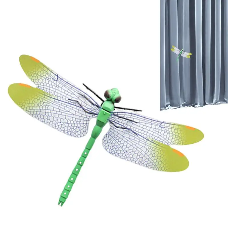 

Fly Repeller Pendant Dragonfly Shape Gnat Trapper Safe Harmless Gnat Catcher Fly Repeller For Camping Fishing Climbing Outings