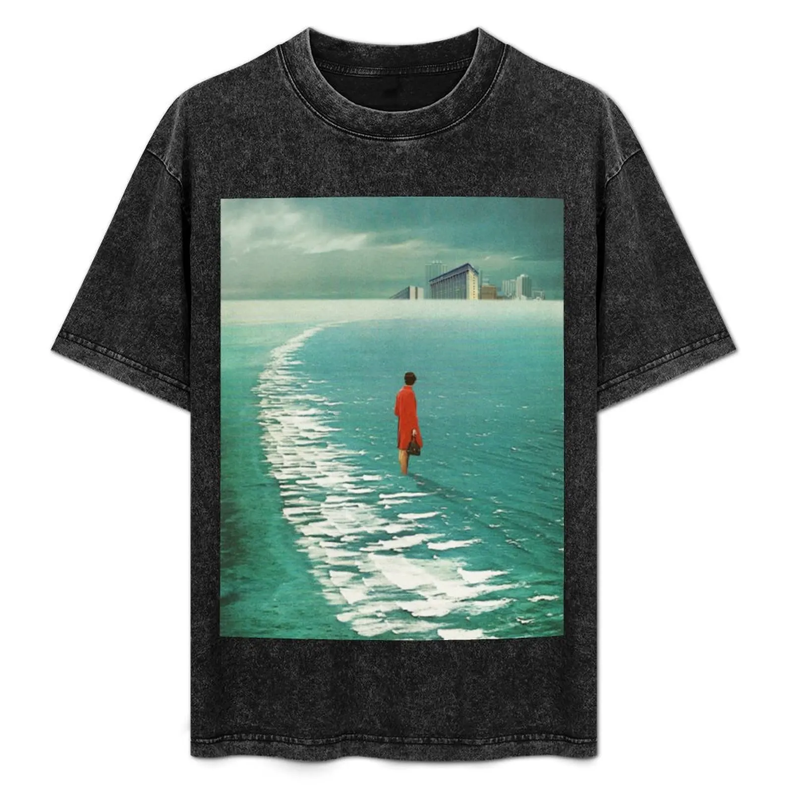

Waiting For The Cities To Fade Out T-Shirt Casual Loose Fit Short Sleeve T-Shirt