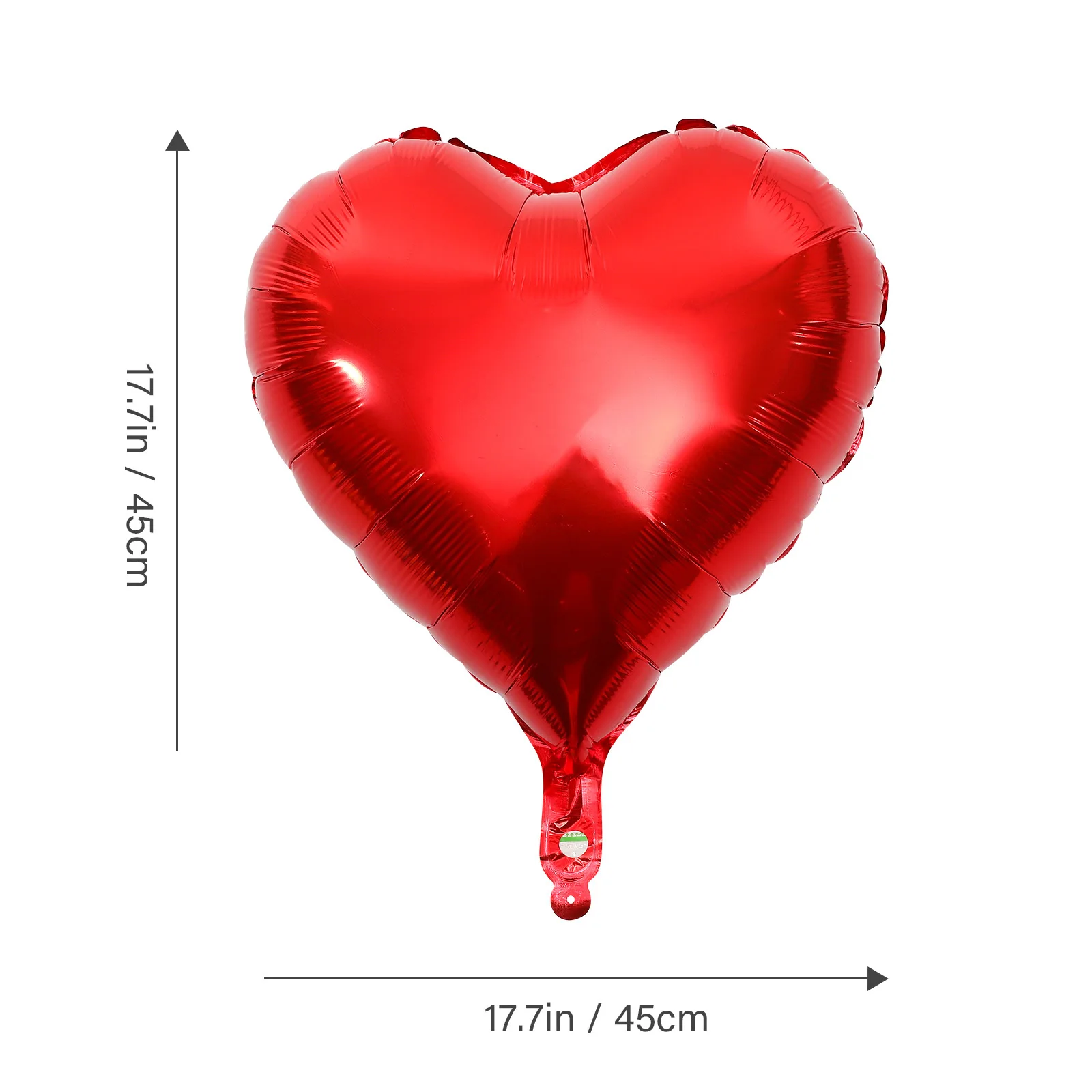 10 قطع من بالونات رقائق القلب، مادة آمنة، بالونات تزيين للحفلات، مستلزمات ديكور بالونات الزفاف في عيد الحب #3